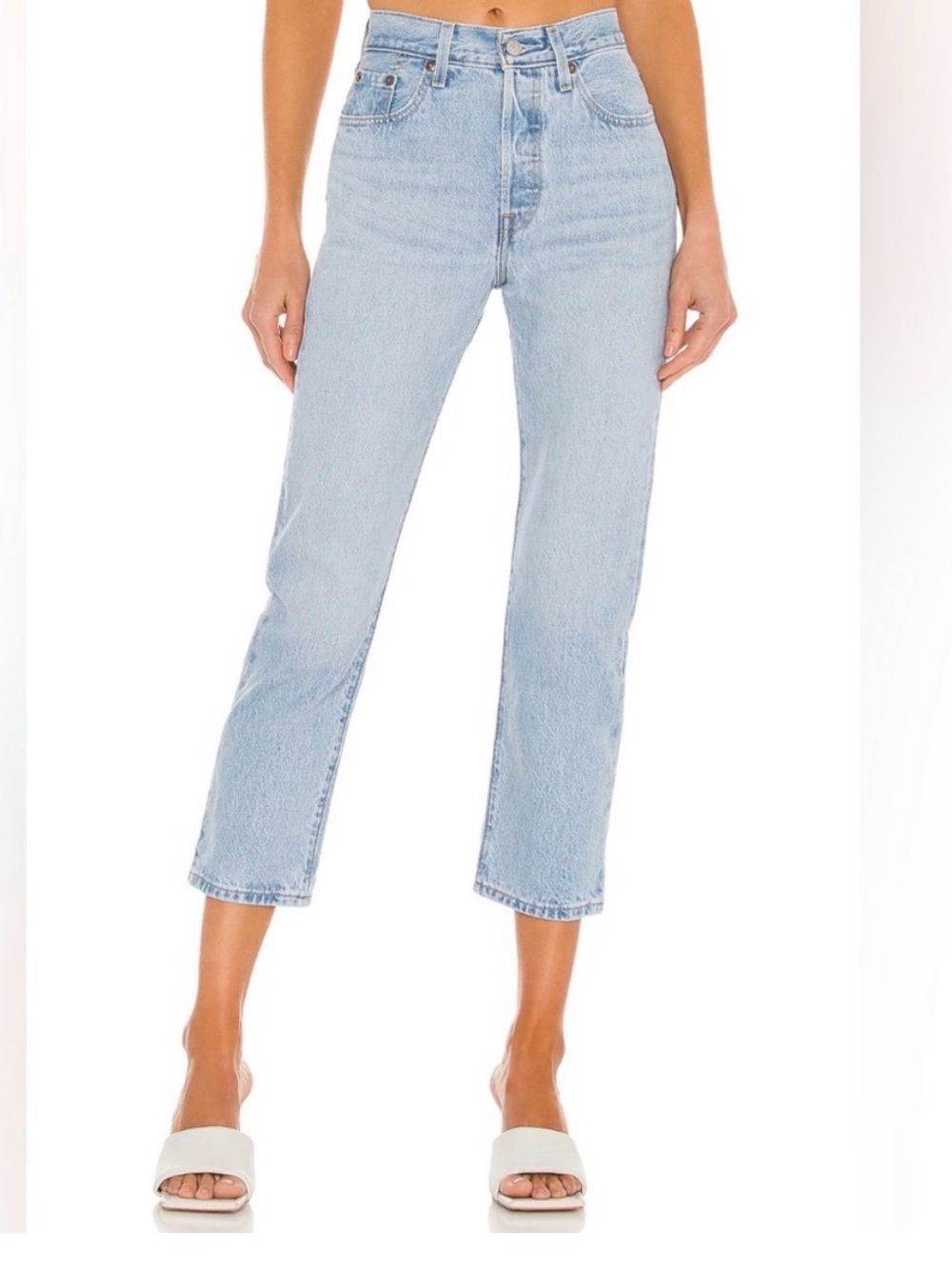 Levi's 501 Light Blue Jeans
